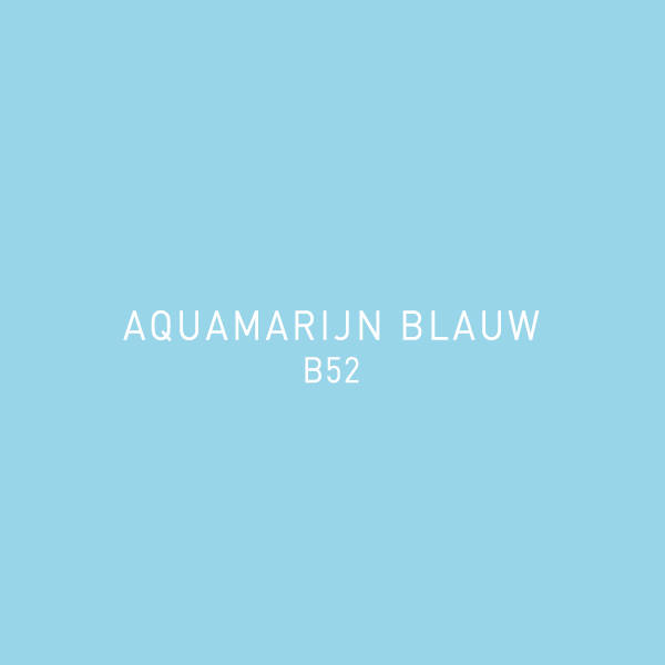 Aquamarijn Blauw B52